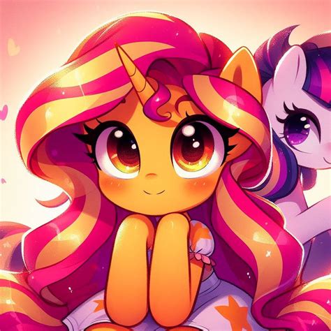 Sunset Shimmer and Twilight Sparkle by BigFanBud123 on DeviantArt