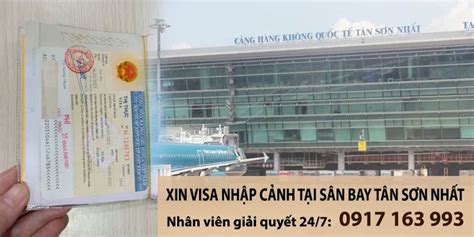 Xin visa nhập cảnh tại sân bay Tân Sơn Nhất mới nhất 2024