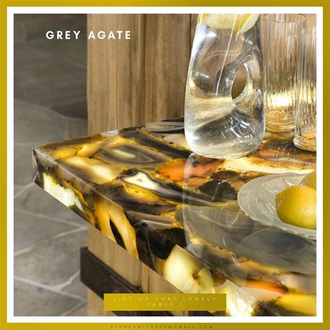 #greyagate #tabletop #countertop #restrobar #luxurious #furniturepiece ...