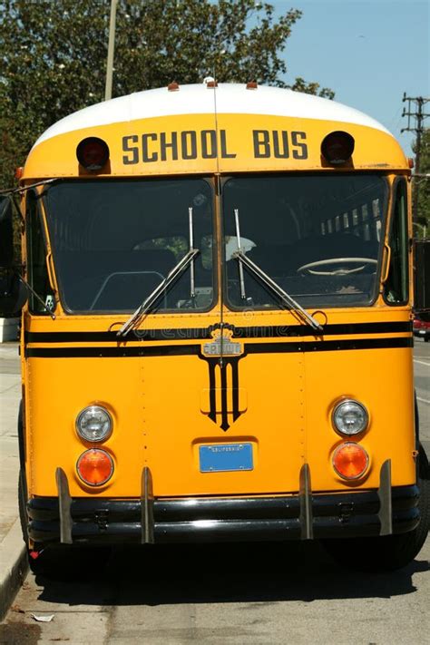 Front of School Bus stock image. Image of commute, students - 3311771