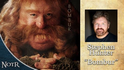 Stephen Hunter, actor, The Hobbit Trilogy (Bombur) - Interview - YouTube