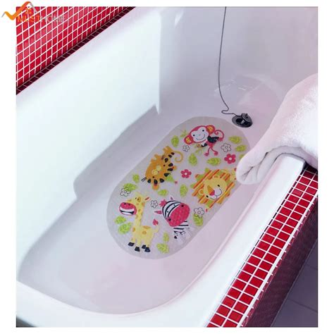 39cmx69cm Non slip Baby Bath Mat for Children Shower Bathtub Kids Mat ...