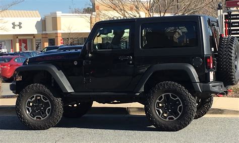 Black on black 2015 JK Rubicon 2 Door 4.5" lift | Jeep wrangler, Jeep ...