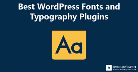 7 Best WordPress Fonts and Typography Plugins 2020 - TemplateToaster Blog