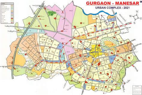 Check Out the Detailed Map of Gurgaon Haryana | Explore NCR