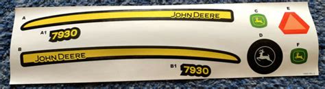 Decal for John Deere 7930 Pedal Tractor - new NOS by Ertl | eBay