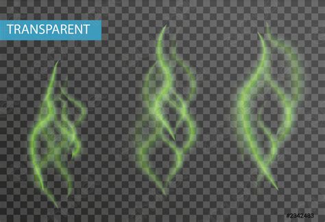 Set of realistic bad smell Isolated on a transparent background - stock vector | Crushpixel