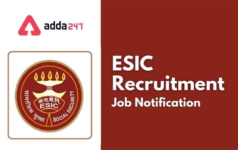 ESIC Recruitment 2023: Eligibility, 17710 Vacancies & Application Form