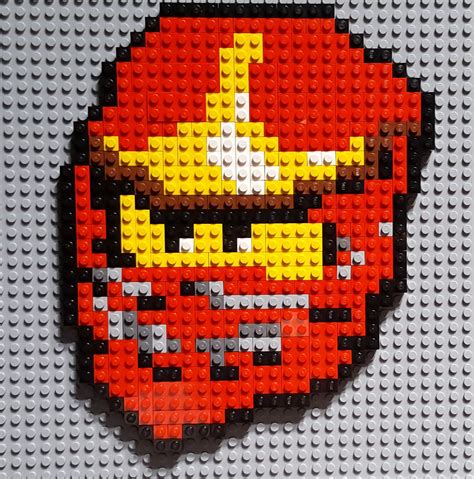 LEGO Logo Pixel Art