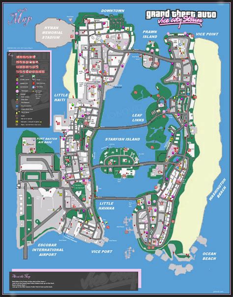 GTA vice city stories Game Map | grand theft auto vice city … | Flickr