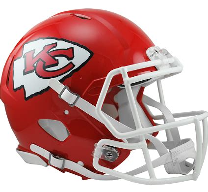 Kansas City Chiefs Helmets For Sale - 9 Riddell models