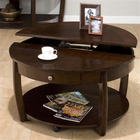 The Round Coffee Tables with Storage – the Simple and Compact Furniture ...