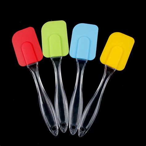 Pastry Tools Silicone Spatula Baking Scraper Cream Butter Handled Cake Spatula Baking Kitchen ...