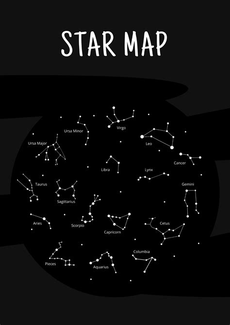 Black Star Chart Template - Edit Online & Download Example | Template.net