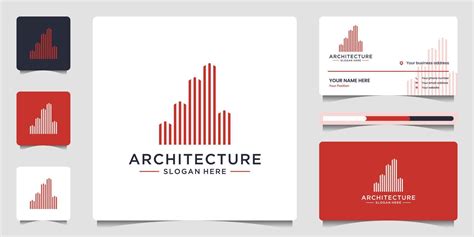 Building architecture logo with geometric shape logo design and ...