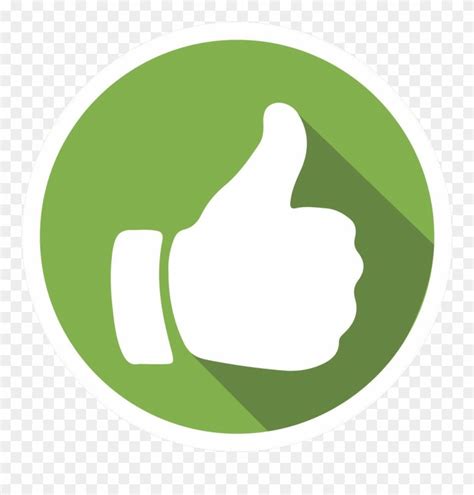 Download Positive Png - Thumb Up Green Png Clipart (#3505228) - PinClipart