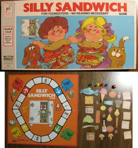 Silly Sandwich game... I think my 5th grade teacher had this game! Old ...