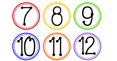 Numbers 1-12.pdf | Polka dot classroom, Numbers preschool, Preschool math