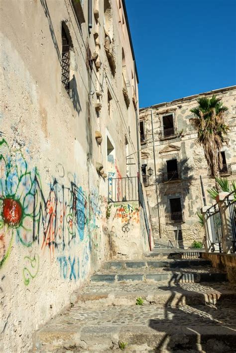 Stairs Leading Up To the Old Town of Tropea Editorial Stock Image - Image of history, calabria ...