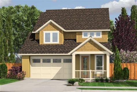 Elegant Small Home Plans With Attached Garage - New Home Plans Design