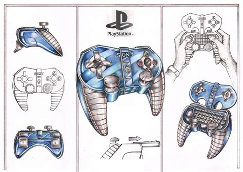 Sony PS4 Controller Concept Design by Pen-Tacular-Artist on DeviantArt