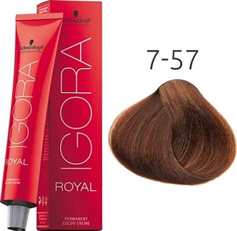 Schwarzkopf Igora Royal 7-57 - 60 ml | bol