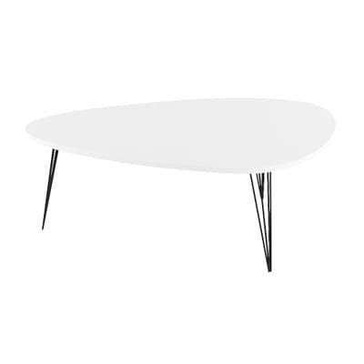 Safavieh Wynton 44 in. White/Black Large Specialty Wood Coffee Table-FOX4215B - The Home Depot ...