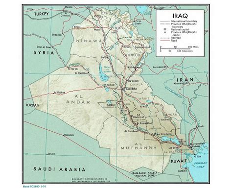 Maps of Iraq | Collection of maps of Iraq | Asia | Mapsland | Maps of ...