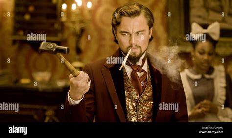 Django unchained leonardo dicaprio hi-res stock photography and images ...