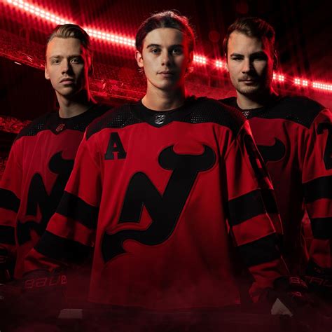 Stadium Series jerseys but actually being worn by the players. : r/devils