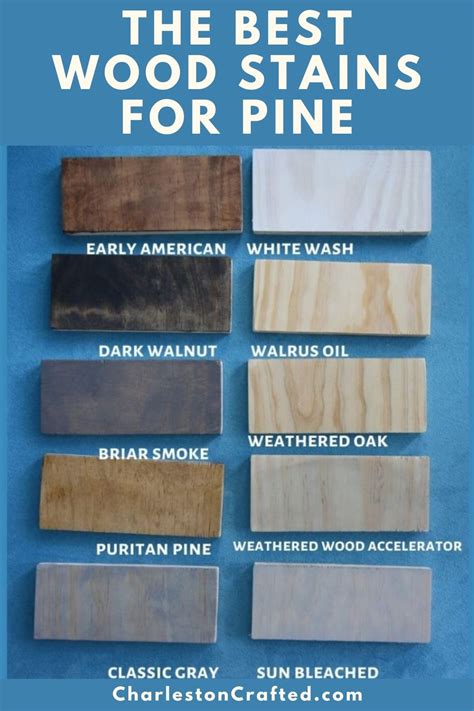 How to stain pine wood