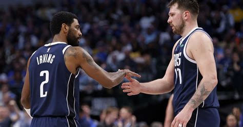 Luka Dončić: Playing with Kyrie Irving 'Is so Easy' After Mavs' Win vs ...