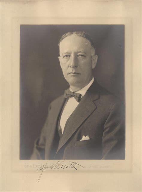 Alfred E. Smith Autograph - large format signed photograph