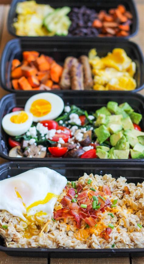 Meal Prep Breakfast Bowls 4 Ways-2