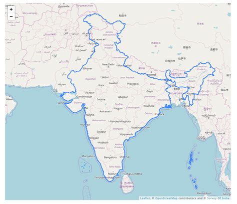 India Boundaries Map