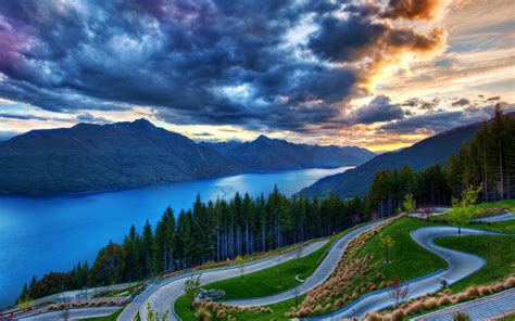 wallpaper Queenstown, New Zeal HD : Widescreen : High Definition ...