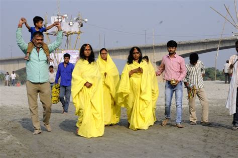 Chhath puja - Women perform rituals