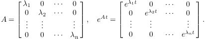 The Exponential of a Matrix