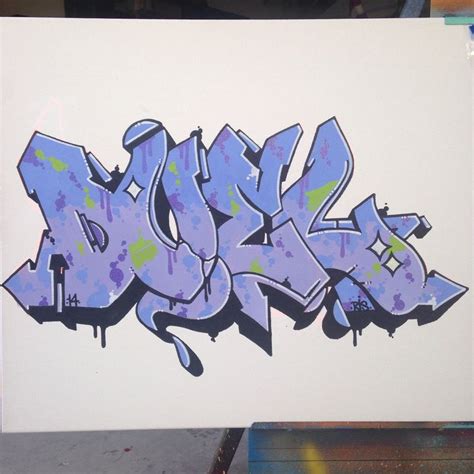 Canvas for DJ Jerms. | Graffiti lettering, Graffiti, Painting