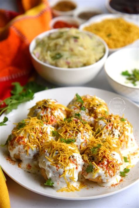 Dahi Puri | Dahi Puri Chaat Recipe - Cooking From Heart