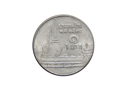 Coin Thailand, 1 baht stock image. Image of financial - 118443381