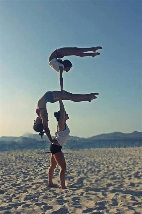 Wow incredible yoga stack of 3 people!: Amazing, Acroyoga, Fitness Inspiration, Gymnastic, Acro ...