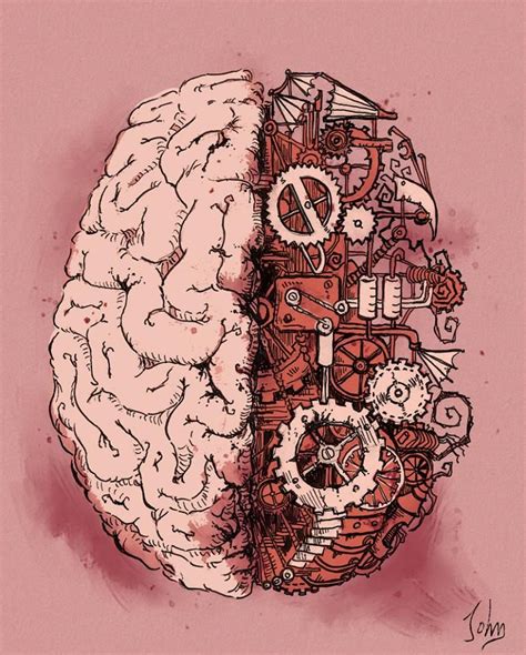 Steampunk Brain by BenJogan | Brain art, Brain illustration, Medical art