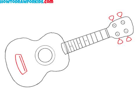 How to Draw a Ukulele - Easy Drawing Tutorial For Kids