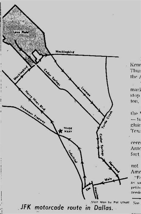 Jfk Motorcade Route Map | Hot Sex Picture