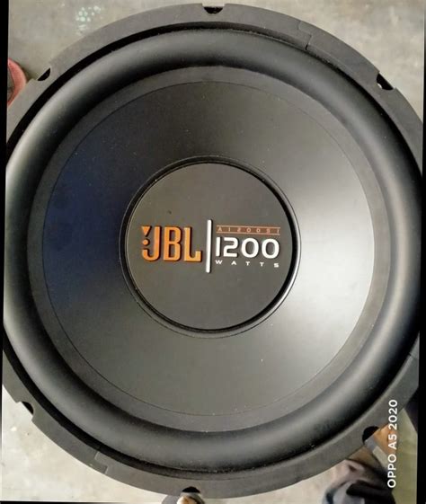 Black JBL CAR SUBWOOFER SPEAKER 1200W, Peek Power 1600w at ₹ 2800/unit in Bilaspur