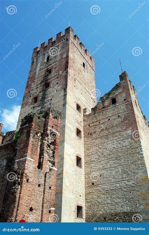 Marostica Castle stock photo. Image of historical, italy - 9393332