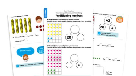 White Rose Maths: Y1 Summer Term – Block 4: Partitioning numbers maths worksheets | Plazoom