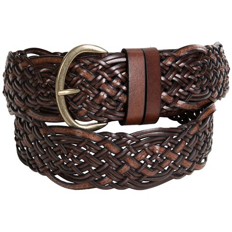 Reward Braided Leather Belt (For Women) 7465R - Save 58%