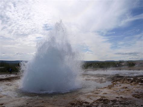 Free Images : landscape, sea, spring, iceland, body of water, fountain ...